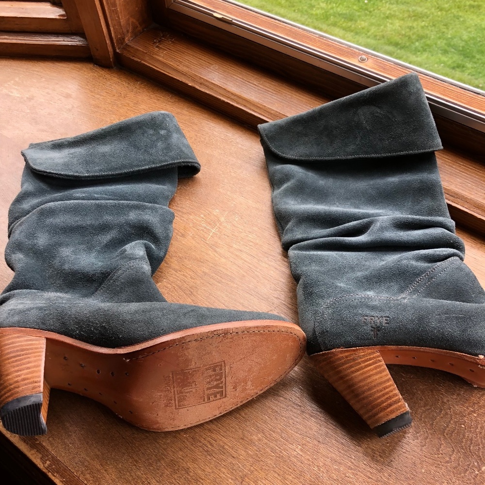 Frye vintage dorado slouch boots